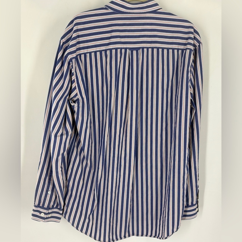 RM Williams Longhorn Men's New 100% Cotton Long-Sleeved Blue Reg Fit Shirt L - Picture 7 of 9